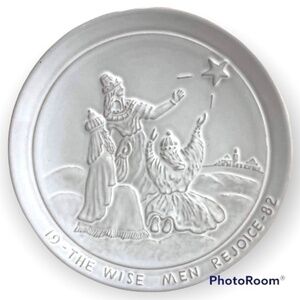 Frankoma Joniece Frank 1982 The Wise Men Rejoice Plate